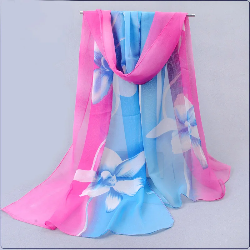 2018 для женщин s модный шарф шарфы хиджаб распродажа продвижение цветочный принт
