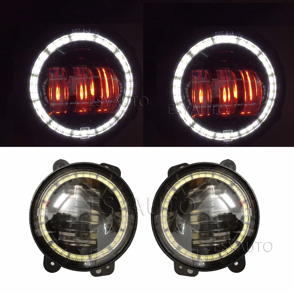 1pair 4 inch Led Front Bumper Fog Light 30W Round Driving Lights white halo ring Light 4WD Fog Lamps for Jeep
1pair 4 inch Led Front Bumper Fog Light 30W Round Driving Lights white halo ring Light 4WD Fog Lamps for Jeep