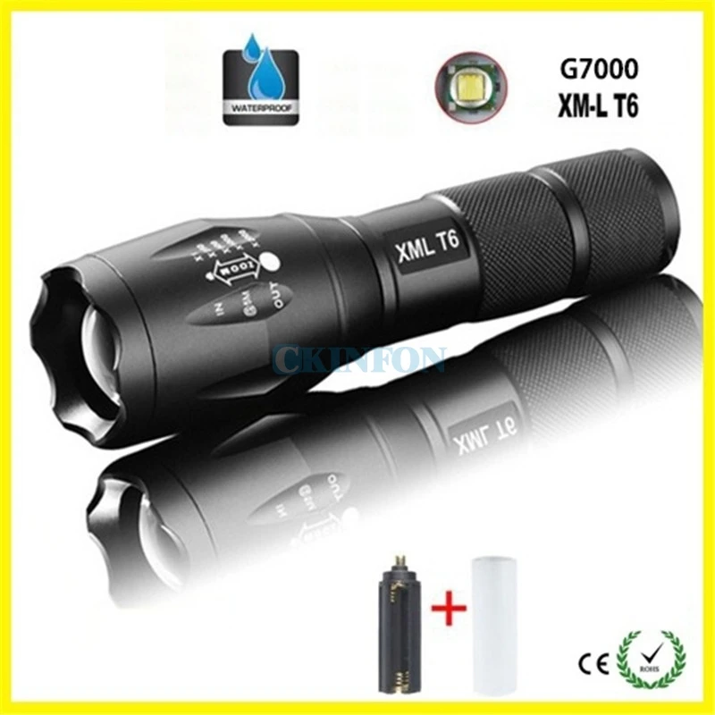 DHL 20PCS 5-Mode Led XM-L T6 5000 Lumen Wfuture Tactical LED Flashlight Zoom Super Bright
DHL 20PCS 5-Mode Led XM-L T6 5000 Lumen Wfuture Tactical LED Flashlight Zoom Super Bright