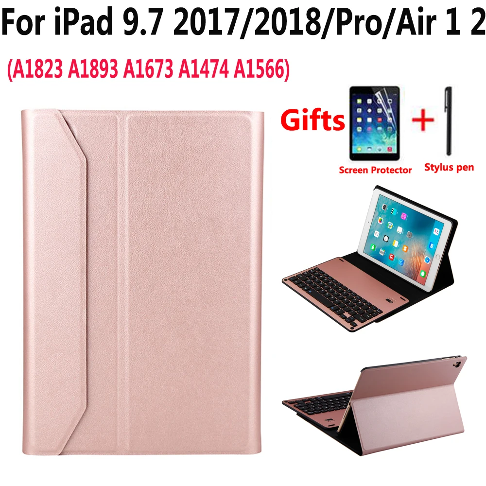 Отсоедините чехол с клавиатурой Bluetooth для нового Apple iPad 9 7 2017/2018 5 го/6 го поколения