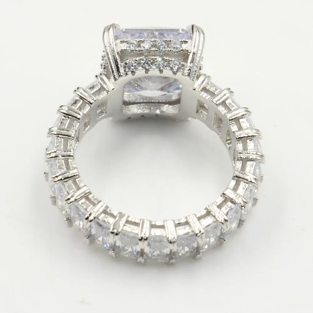 Dove Egg Big 5A Cubic Zirconia Luxury Jewelry 925 Sterling Silver Cushion Shape CZ Eternity Wedding Engagement Band Ring Gift
Dove Egg Big 5A Cubic Zirconia Luxury Jewelry 925 Sterling Silver Cushion Shape CZ Eternity Wedding Engagement Band Ring Gift