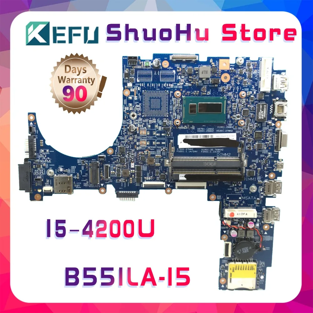 KEFU For ASUS B551LA B551LJ B551L B551LG Laptop Motherboard Tested 100% Work Original Mainboard
KEFU For ASUS B551LA B551LJ B551L B551LG Laptop Motherboard Tested 100% Work Original Mainboard