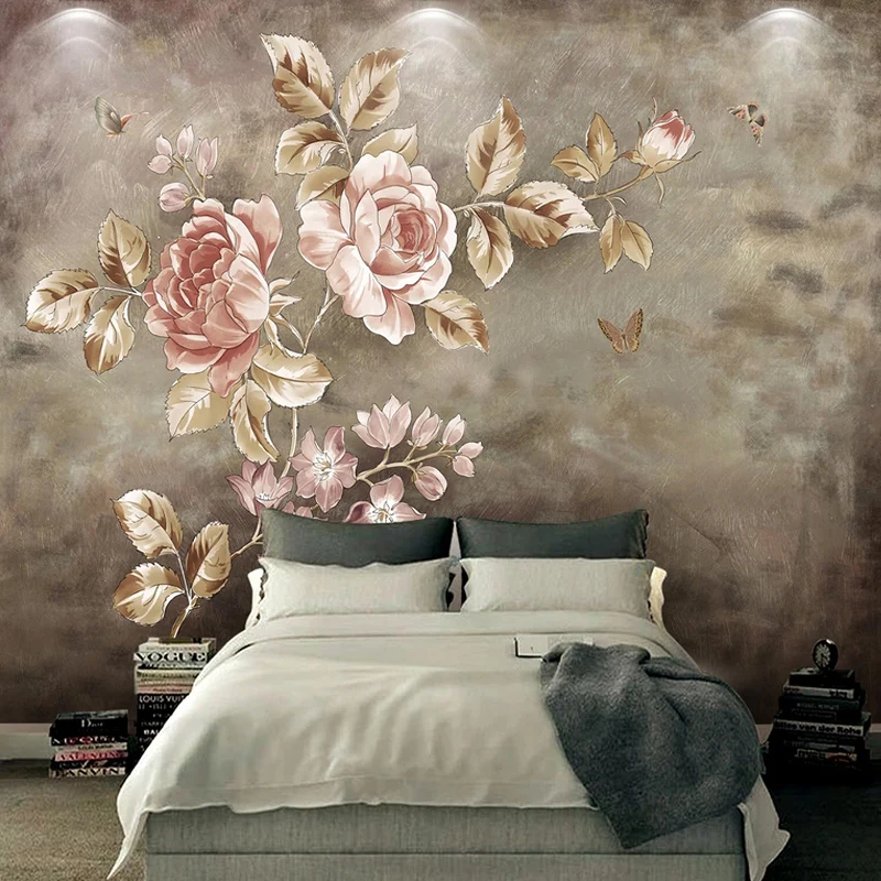 Custom Mural Wallpaper European Style Retro Flowers Photo Wall Painting Self-Adhesive Waterproof Canvas Living Room Wall Sticker
Custom Mural Wallpaper European Style Retro Flowers Photo Wall Painting Self-Adhesive Waterproof Canvas Living Room Wall Sticker