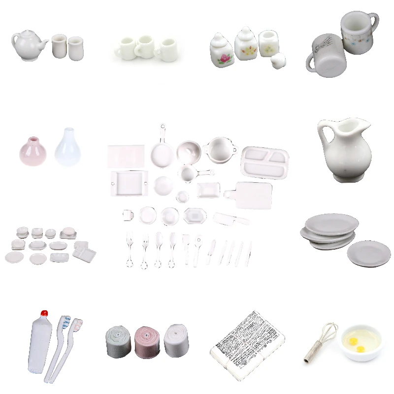 1:12 White Dishes/Cups Mugs/Toothpaste/Goddess Statue/Tissue Tableware Miniature Doll House Accessories Furniture Toys
1:12 White Dishes/Cups Mugs/Toothpaste/Goddess Statue/Tissue Tableware Miniature Doll House Accessories Furniture Toys