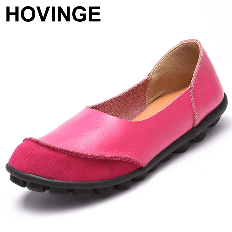 HOVINGE 2018 Women plus size Handmade Leather Splicing Flats Moccasins Loafers ballet flats women Comfortable soft Casual Shoes
HOVINGE 2018 Women plus size Handmade Leather Splicing Flats Moccasins Loafers ballet flats women Comfortable soft Casual Shoes