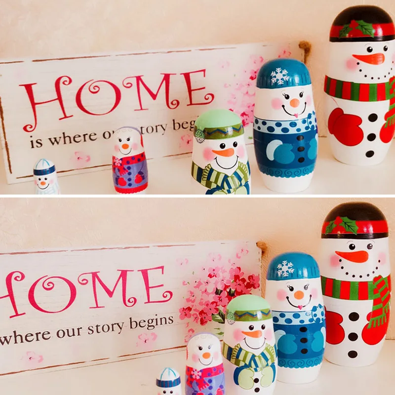 2020 New 5Pcs/Set Christmas Snowman Russian Wooden Matryoshka Nesting Dolls Kid Toy Gifts
2020 New 5Pcs/Set Christmas Snowman Russian Wooden Matryoshka Nesting Dolls Kid Toy Gifts