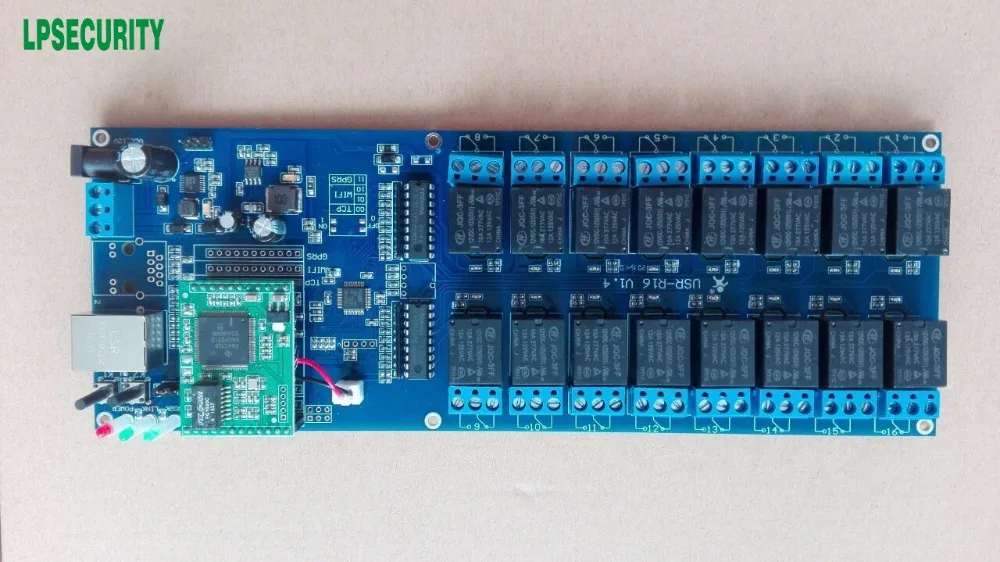 USR R16 T промышленное реле Ethernet 16 канальный пульт дистанционного управления