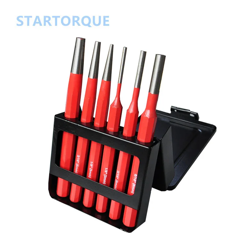 STARTORQUE 6 шт набор для пробивки Центральный штифт холодная долота твердая жестяная