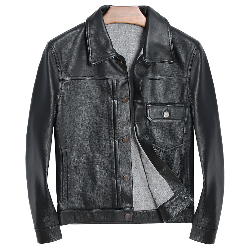 Free shipping.EMS Brand leather clothing,man 100% genuine leather Jackets,thick fashion slim cool cowskin jacket,sales.style
Free shipping.EMS Brand leather clothing,man 100% genuine leather Jackets,thick fashion slim cool cowskin jacket,sales.style