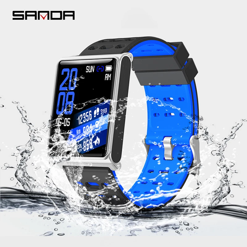 SANDA Bluetooth Sport Smart Watch Men Heart Rate Monitor Fitness Tracker Bracelet Mens Blood Pressure Smart Wristband Watches
SANDA Bluetooth Sport Smart Watch Men Heart Rate Monitor Fitness Tracker Bracelet Mens Blood Pressure Smart Wristband Watches