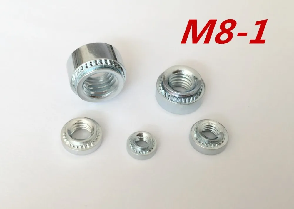 10pcs/lot High Quality M8-1 M8 press nut clinching Nut steel zinc plated Rivet Nuts inserting self clinching Nuts
10pcs/lot High Quality M8-1 M8 press nut clinching Nut steel zinc plated Rivet Nuts inserting self clinching Nuts