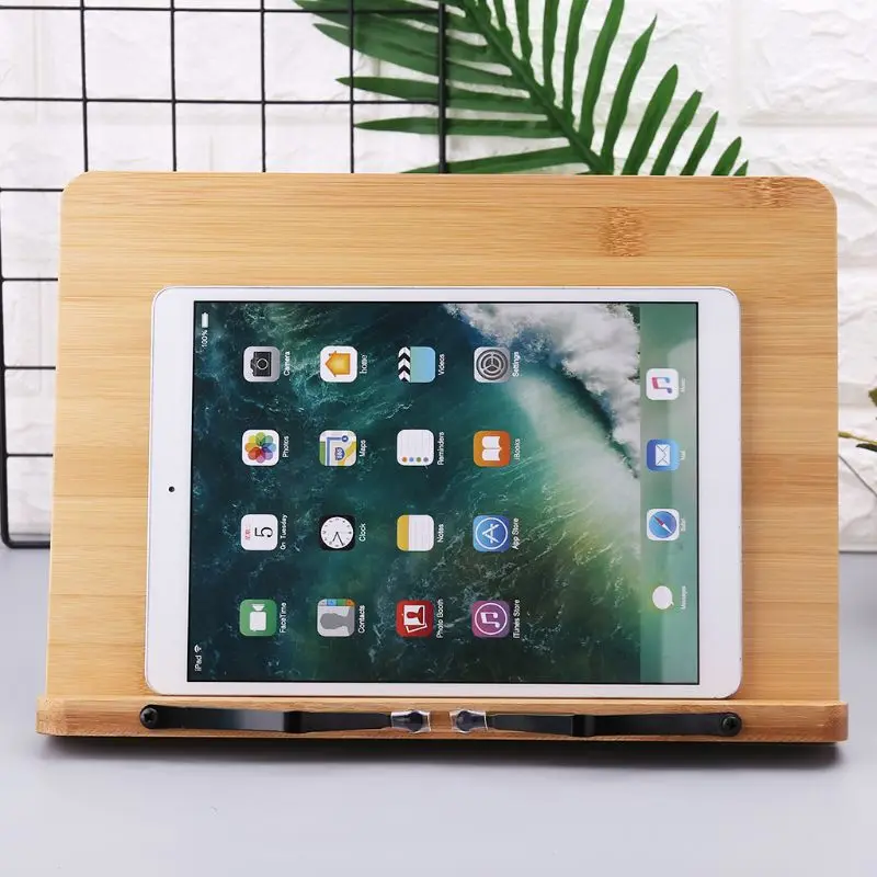 Bamboo Hollow/Shiny Side Adjustable Reading Book Holder Tray Page Paper Clips Foldable Tablet Cookbook Portable Sturdy Bookstand
Bamboo Hollow/Shiny Side Adjustable Reading Book Holder Tray Page Paper Clips Foldable Tablet Cookbook Portable Sturdy Bookstand