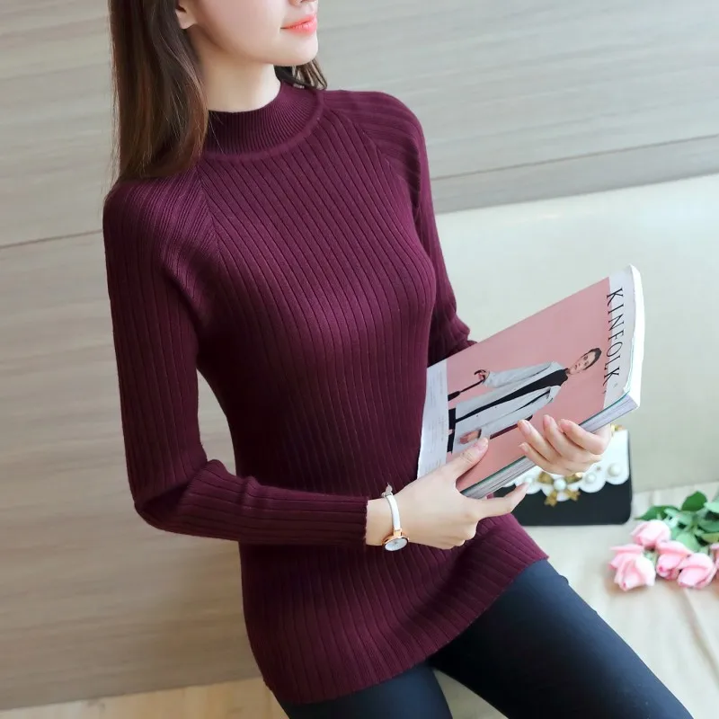2019 Korean Fashion Women Sweaters and Pullovers Ruffled Sleeve Turtleneck Solid Slim Sexy Elastic Women Tops
2019 Korean Fashion Women Sweaters and Pullovers Ruffled Sleeve Turtleneck Solid Slim Sexy Elastic Women Tops