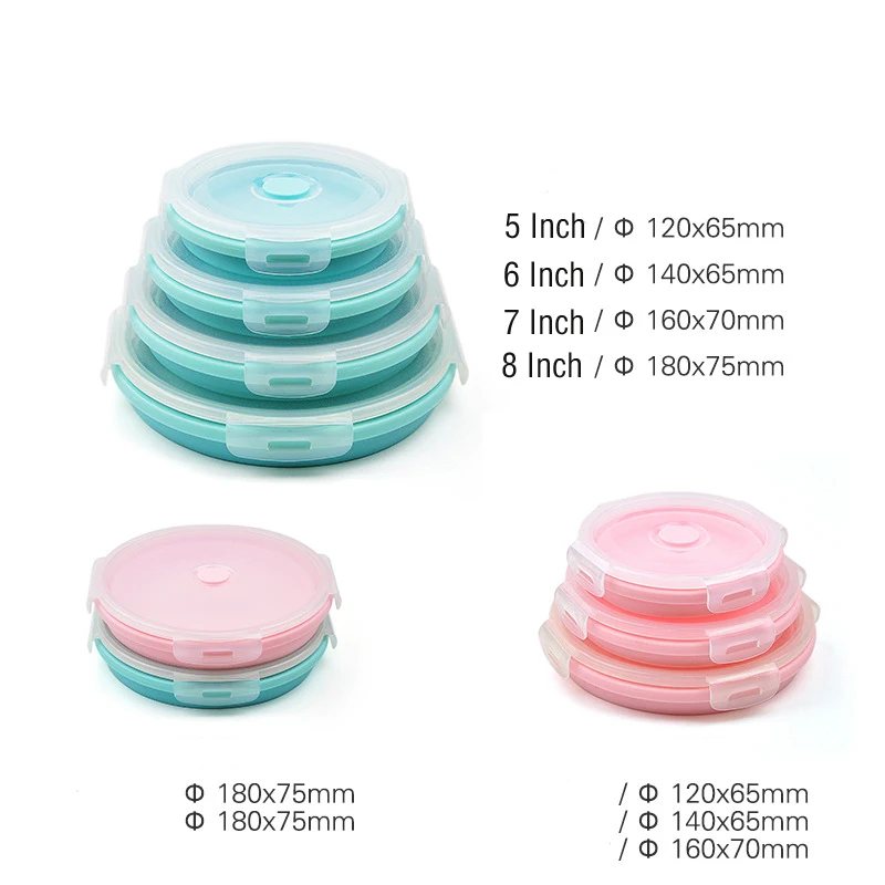 BalleenShiny Silicone Round Folding Bento Box Collapsible Lunch Box Bowl Dinnerware Microwave Eco-Friendly Picnic Food Container
BalleenShiny Silicone Round Folding Bento Box Collapsible Lunch Box Bowl Dinnerware Microwave Eco-Friendly Picnic Food Container
