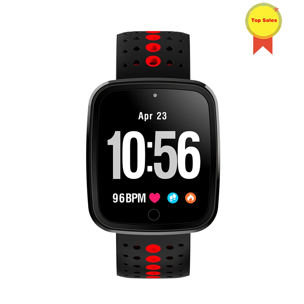 V6Smart Watch, спортивные фитнес-часы, трекер сердечного ритма, кровяное давление, браслет IP67, водонепроницаемый браслет, шагомер для IOS Android
V6Smart Watch, спортивные фитнес-часы, трекер сердечного ритма, кровяное давление, браслет IP67, водонепроницаемый браслет, шагомер для IOS Android