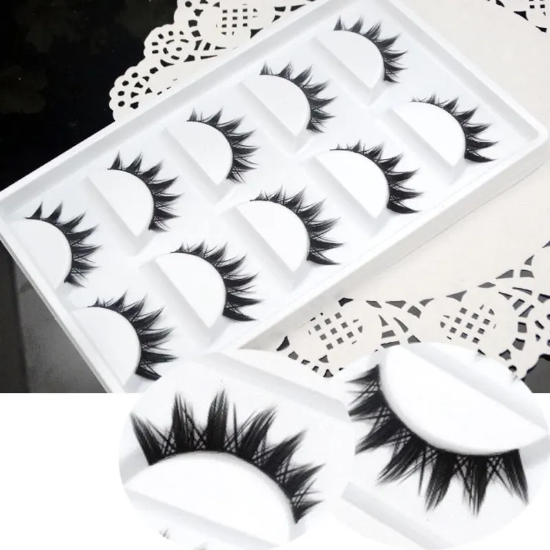 Makeup False Eyelashes Natural Crisscross Thick Soft Eyelashes 100% Handmade Cotton Stems Fake Eyelashes Fashion Stage Lashes
Makeup False Eyelashes Natural Crisscross Thick Soft Eyelashes 100% Handmade Cotton Stems Fake Eyelashes Fashion Stage Lashes