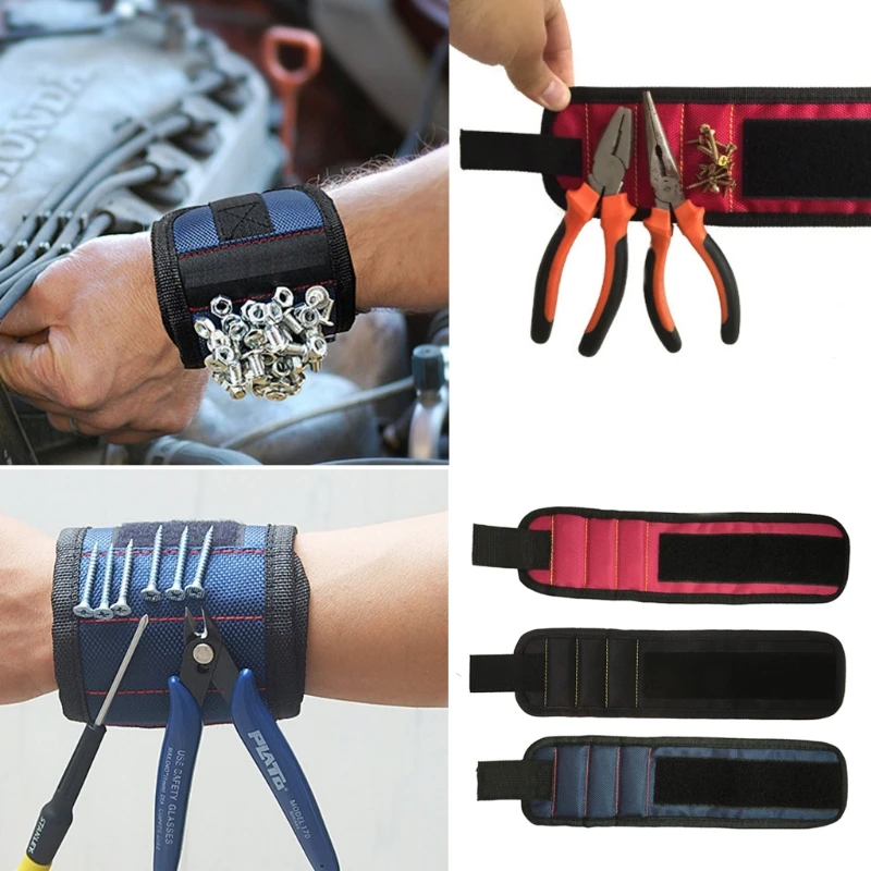 Strong Magnetic Wristband Wrist Band Tool Kit Set Belt Bracelet For Holding Screws Nail | Инструменты