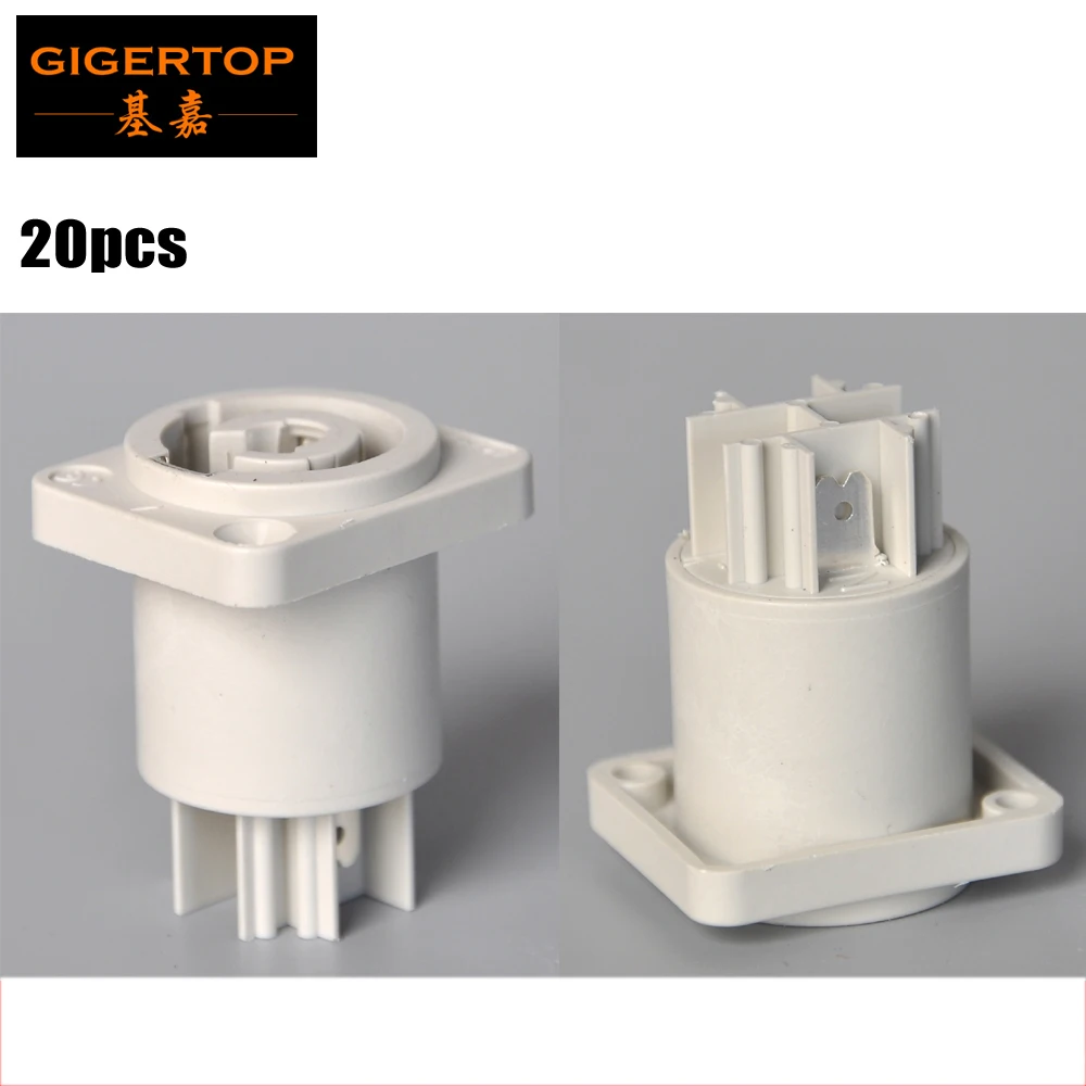 TP-C22 Power Out Connector Socket Female Part Machine Body Side White Color Plastic Materials Good Quality China Stage Lighting
TP-C22 Power Out Connector Socket Female Part Machine Body Side White Color Plastic Materials Good Quality China Stage Lighting