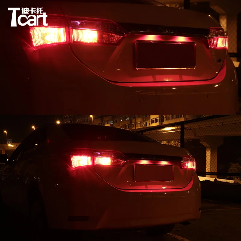 Автомобильные светодиодные стоп-сигналы Tcart 7443 5730 15SMD для Toyota Corolla e150 e160 e170