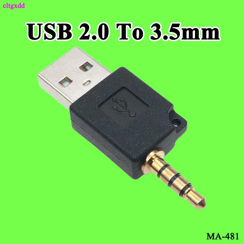 cltgxdd 3.5mm to USB 2.0 Male Aux Auxiliary Adapter For Apple iPod Shuffle 1st 2nd MP3
cltgxdd 3.5mm to USB 2.0 Male Aux Auxiliary Adapter For Apple iPod Shuffle 1st 2nd MP3