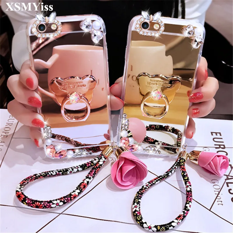 For iphone 13 12 11 Pro MAX X XS MAX XR For iPhone 6S 7 8 Plus Luxury Bling Diamond Bear Ring Stand Soft Mirror Phone Case Cover
For iphone 13 12 11 Pro MAX X XS MAX XR For iPhone 6S 7 8 Plus Luxury Bling Diamond Bear Ring Stand Soft Mirror Phone Case Cover