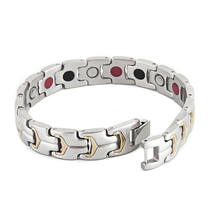 Jewelry Fashion Jewelry Ceramic Magnet Stainless Steel Bracelet Couple Bracelet Health Hand String
Jewelry Fashion Jewelry Ceramic Magnet Stainless Steel Bracelet Couple Bracelet Health Hand String