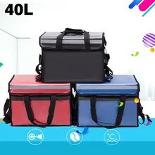 Large Food Thermal Cooler Bag Outdoor Delivery Waterproof Ice Thermo Packs Car Travel Picnic Lunch Box Thermos Refrigerator Bag
