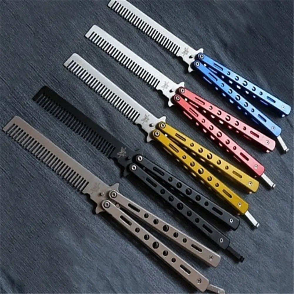 Retro 5 Color Butterfly Comb Metal Tooth Training Practicing Brush Styling Tool Hairdressing Knife Comb
Retro 5 Color Butterfly Comb Metal Tooth Training Practicing Brush Styling Tool Hairdressing Knife Comb