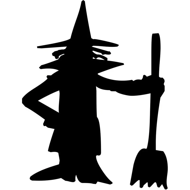 11.6cm*15cm Cartoon Witch And Broom Funny Car Sticker Decal Black/Silver Vinyl S6-3979
11.6cm*15cm Cartoon Witch And Broom Funny Car Sticker Decal Black/Silver Vinyl S6-3979