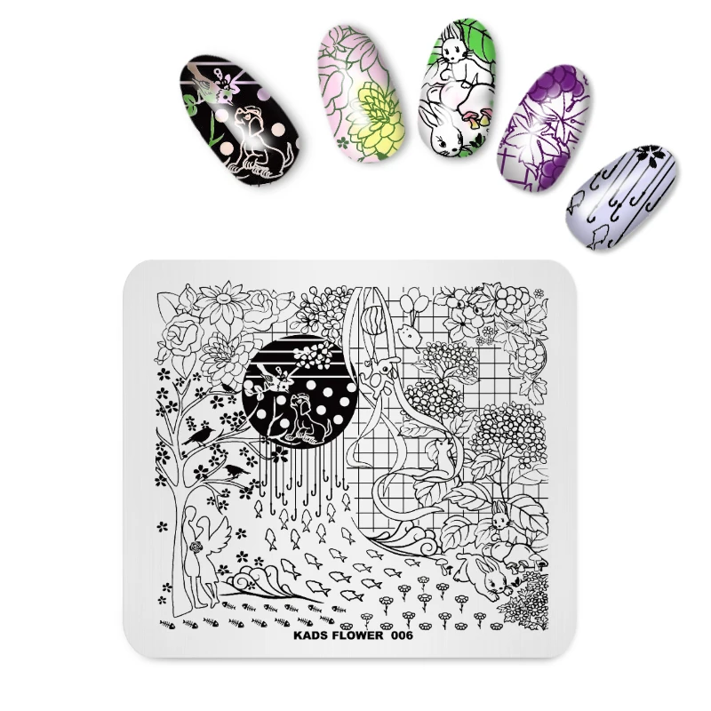 Flower & fish design stamping nail plate nail stamping stencil Polish Nail Art Stamp Template Manicure polish tool
Flower & fish design stamping nail plate nail stamping stencil Polish Nail Art Stamp Template Manicure polish tool