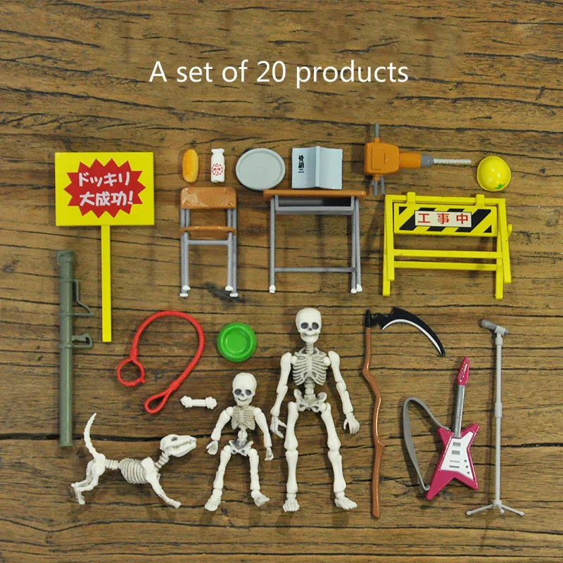 New Special Price Die-cast PVC Skeleton Model Can Be Moving Even Hand - Held Figures Play Food Scene Furniture Accessories Lol
New Special Price Die-cast PVC Skeleton Model Can Be Moving Even Hand - Held Figures Play Food Scene Furniture Accessories Lol
