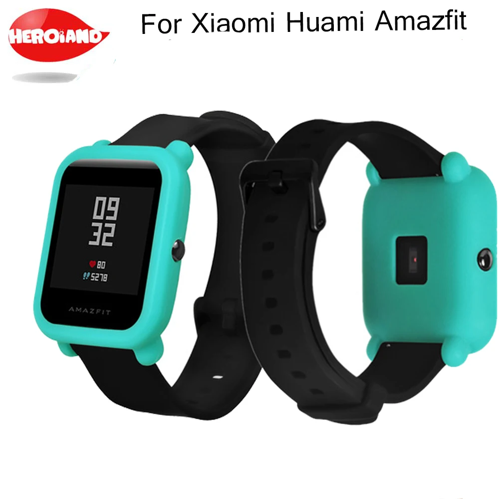 Умные аксессуары защитная рамка цветной чехол для xiaomi Huami amazfit bip Pace Youth Watch мягкая