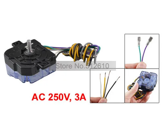 DXT15SX AC 250V 3A 6 проводов одиночный вал таймер для стиральной машины|timer switch|timer for water
