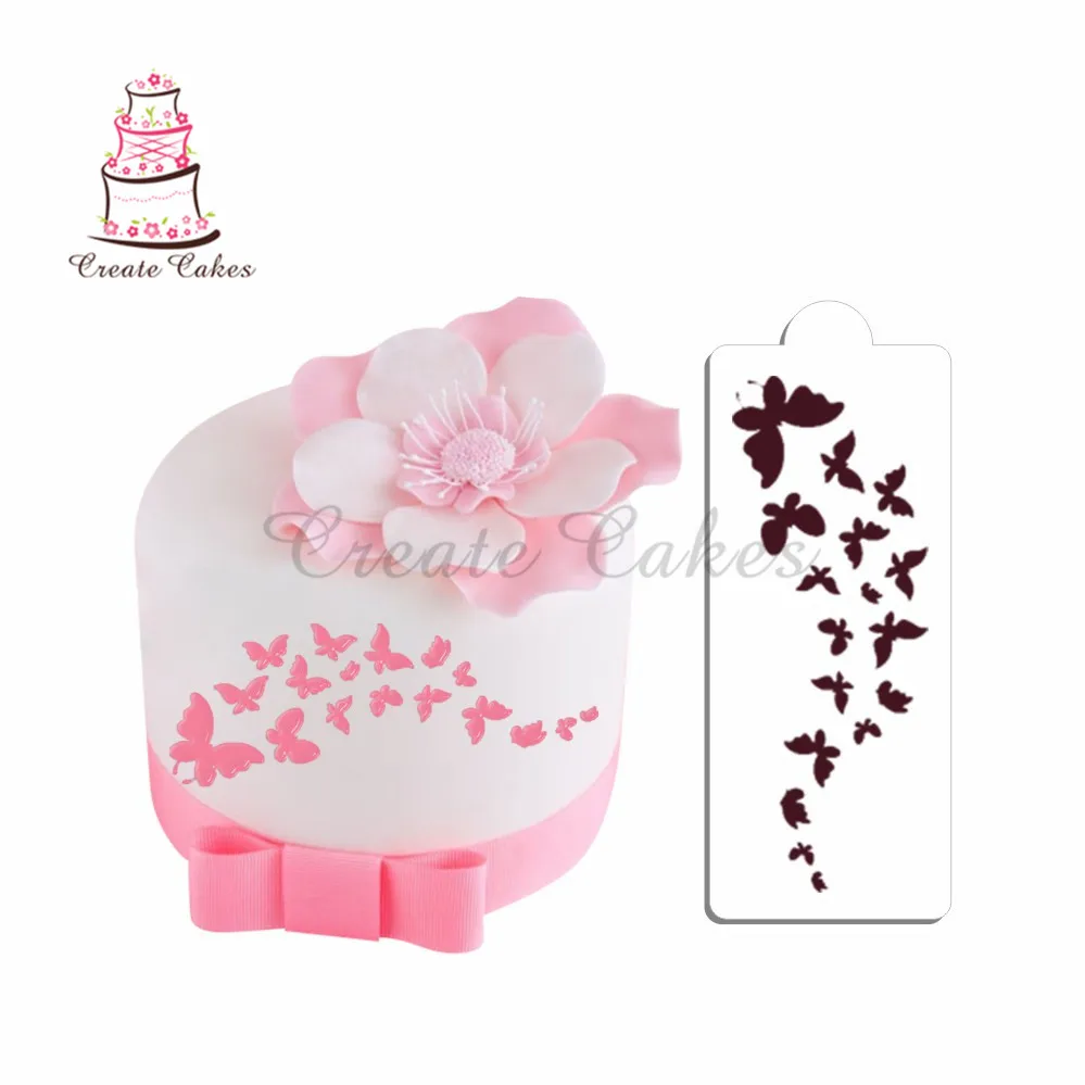 Butterflies Stencil Decorating Cupcake and Cookies Plastic Fondant Cake Stencil DIY Template Lace Mold Cake Tools Bakeware
Butterflies Stencil Decorating Cupcake and Cookies Plastic Fondant Cake Stencil DIY Template Lace Mold Cake Tools Bakeware