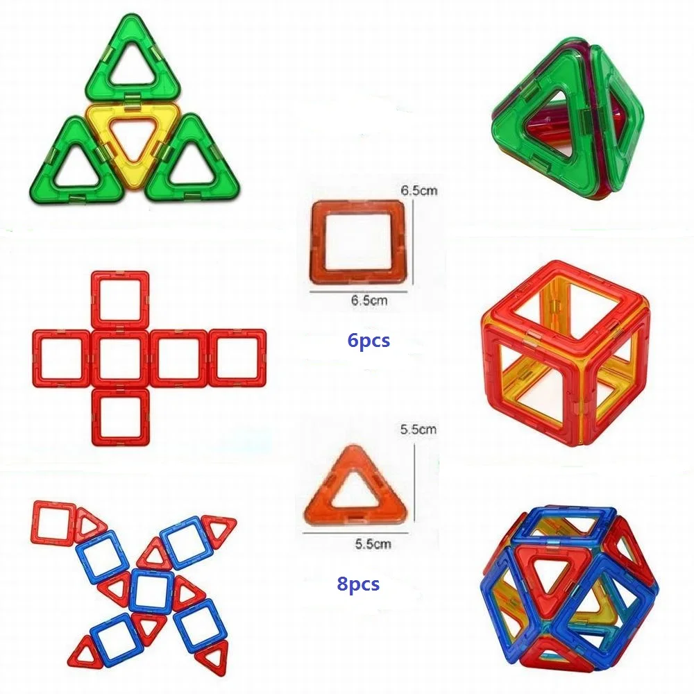 14 шт. детский Магнитный конструктор сделай сам|blocks models|magnetic blocksmagnet blocks |