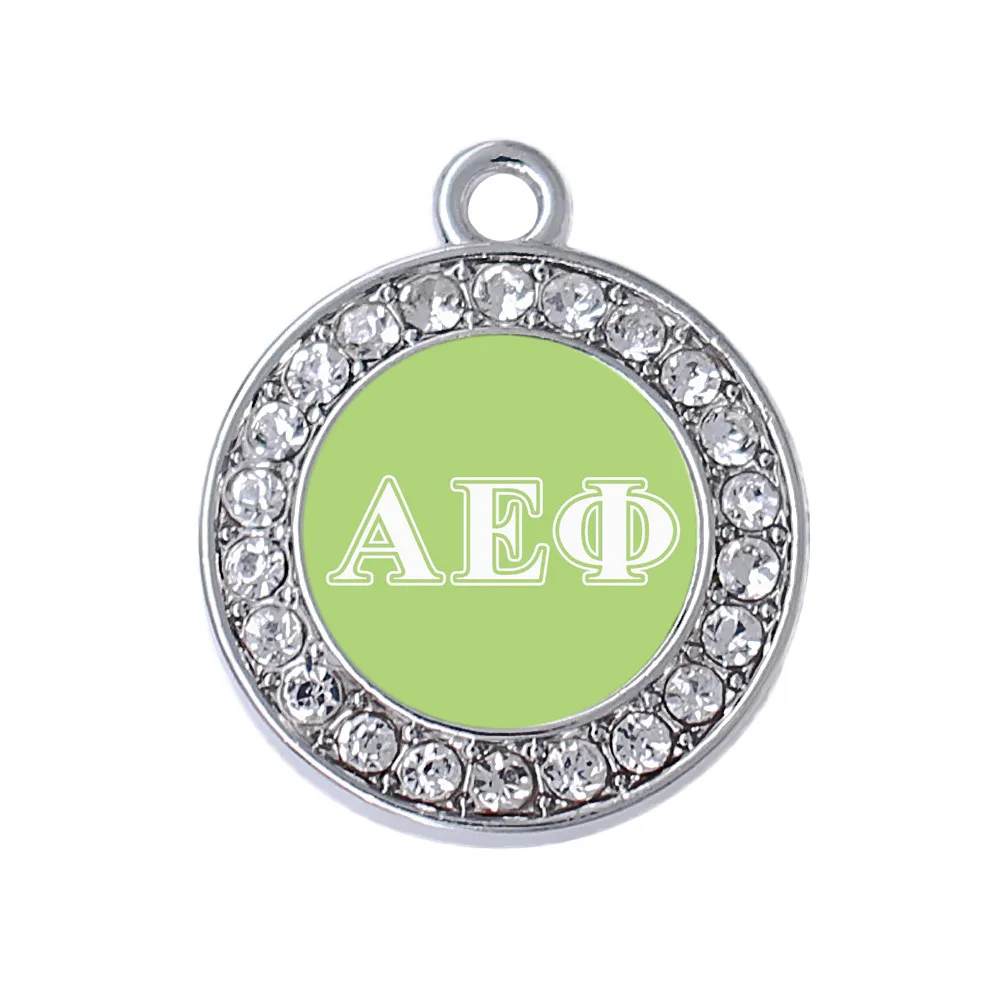 Металлическая наклейка alpha phi charms community society jewelry греческое членство сувенир