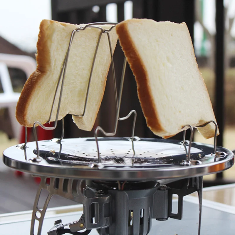 1Pc Practical 4 Slice Bread Toast Rack Grill Gas Stoves Cooker BBQ Camping Toaster Tray Creative Stainless Steel Plates
1Pc Practical 4 Slice Bread Toast Rack Grill Gas Stoves Cooker BBQ Camping Toaster Tray Creative Stainless Steel Plates