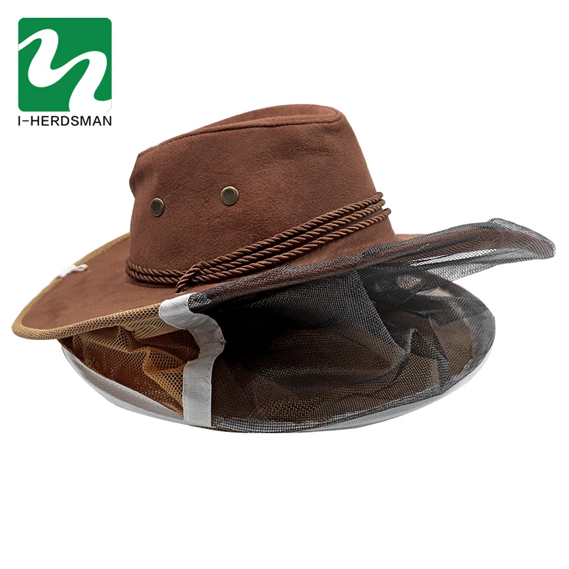 

Beekeeping Hat Export-Oriented Beekeeping Tool Model Cowboy Bee Preventing Cap Bee Hat Classic Shape Bee Breeding Free Shipping