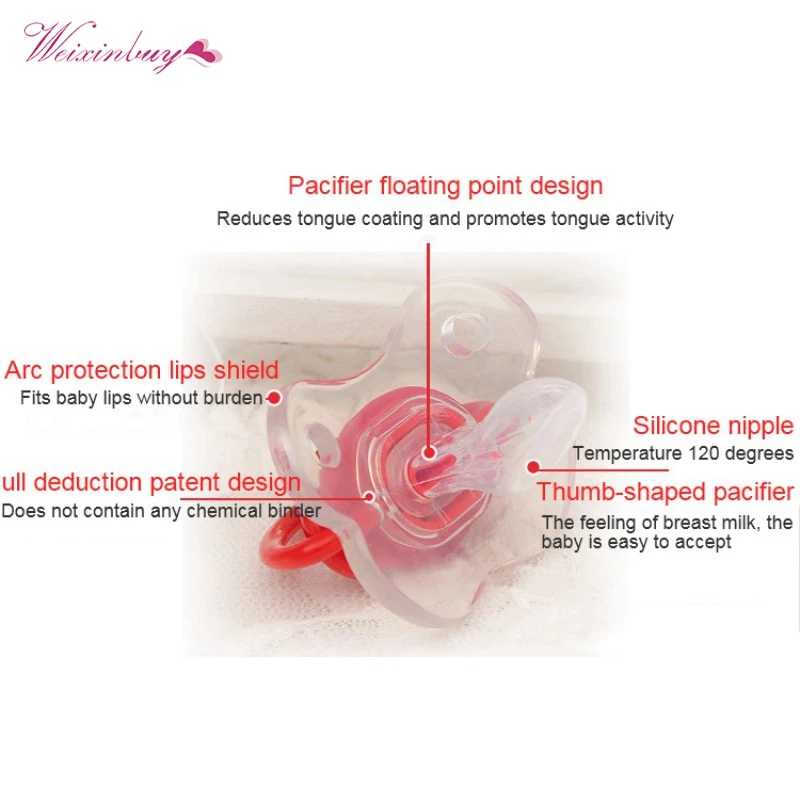 Silicone Funny Nipple Dummy Pacifier Baby Soother Joke Prank Toddler Pacy Orthodontic Nipples Teether Baby Pacifier Care
Silicone Funny Nipple Dummy Pacifier Baby Soother Joke Prank Toddler Pacy Orthodontic Nipples Teether Baby Pacifier Care
