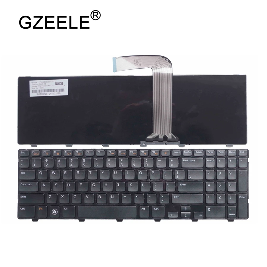 GZEELE New laptop Keyboard for Dell for Inspiron 15R N5110 M5110 N 5110 US Black English laptop keyboard replace Hot selling
GZEELE New laptop Keyboard for Dell for Inspiron 15R N5110 M5110 N 5110 US Black English laptop keyboard replace Hot selling