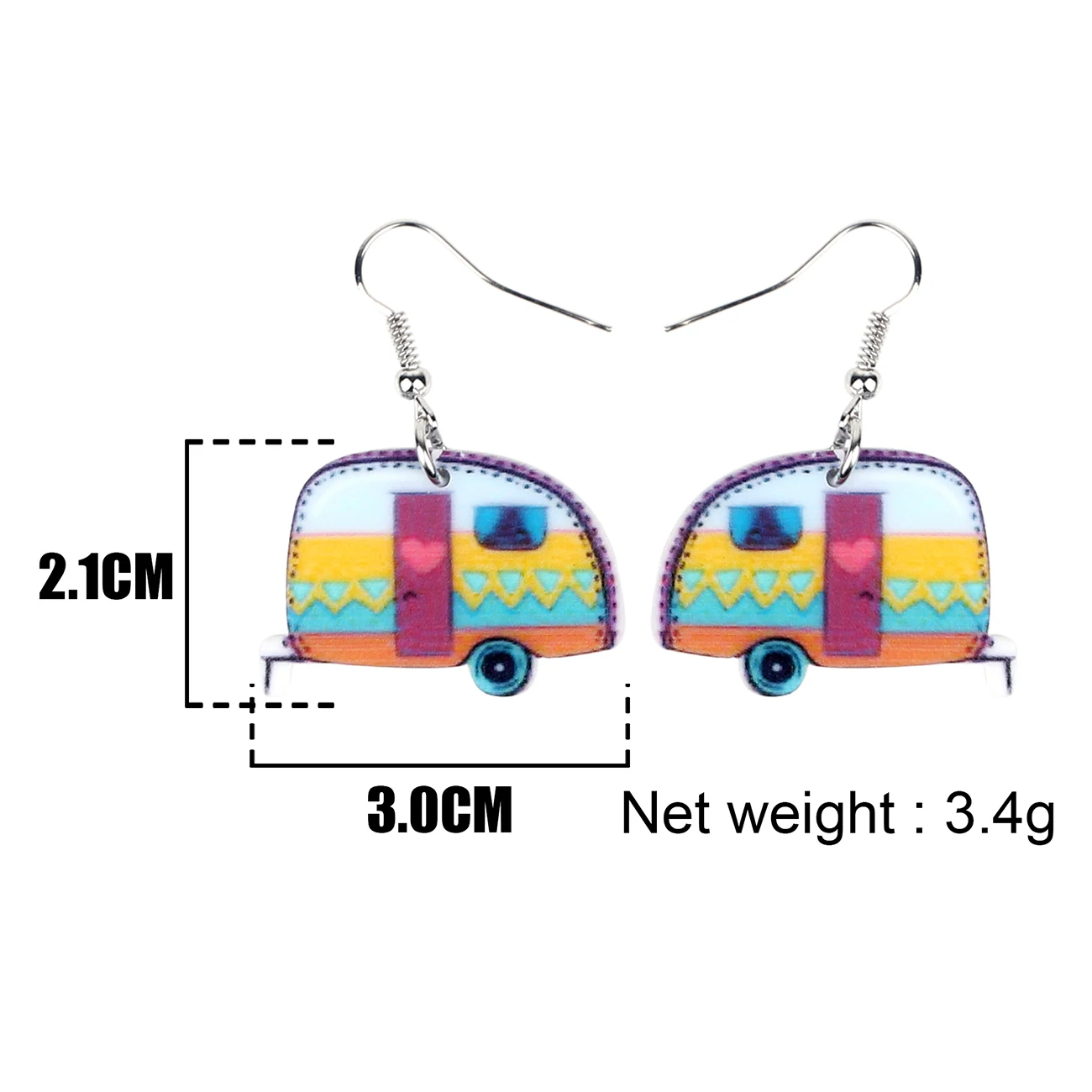 Bonsny Acrylic Camper Van Camping Car Earrings Drop Dangle Novelty Transportation Jewelry For Women Girls Teens Gift Brincos New
Bonsny Acrylic Camper Van Camping Car Earrings Drop Dangle Novelty Transportation Jewelry For Women Girls Teens Gift Brincos New