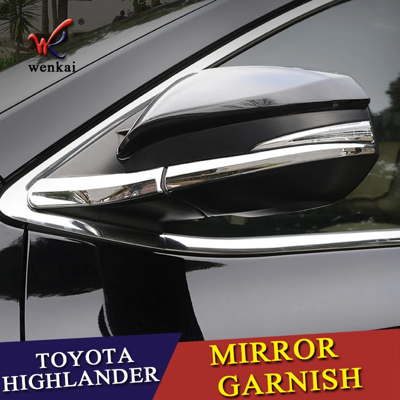 Fit For Toyota Highlander 2014 2015 2016 2017 2018 Mirror Cover Trim Molding Garnish Strip Decoration ABS Chrome Car Styling
Fit For Toyota Highlander 2014 2015 2016 2017 2018 Mirror Cover Trim Molding Garnish Strip Decoration ABS Chrome Car Styling