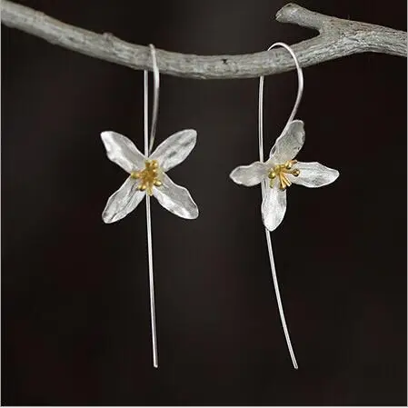 New arrival hot sell fashion flower 925 sterling silver ladies long stud earrings jewelry gift drop shipping
New arrival hot sell fashion flower 925 sterling silver ladies long stud earrings jewelry gift drop shipping