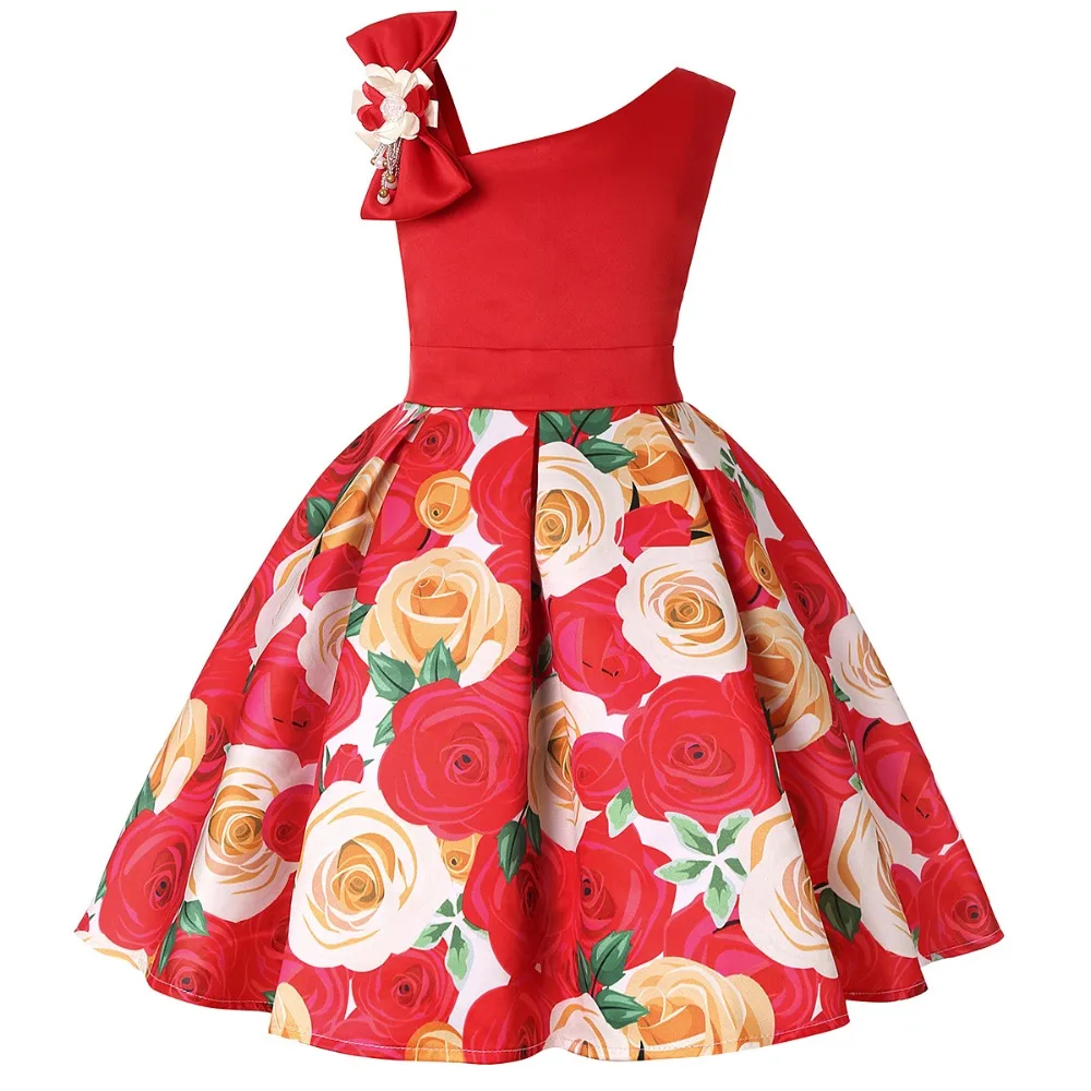 Girls Princess Dress One Shoulder printing Summer Dress For Girls Ball Gown Party Girls Dress Children's Clothes Age 2-8 Years
Girls Princess Dress One Shoulder printing Summer Dress For Girls Ball Gown Party Girls Dress Children's Clothes Age 2-8 Years