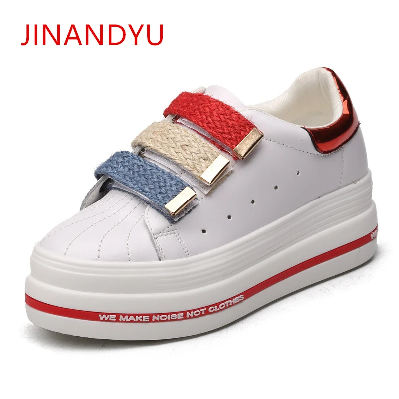 Natural Cow Hide Leather Woman Sneakers Platform White Shoes 2019 Brand Female Casual Shoes Hided Wedge Hook Loop White Sneakers
Natural Cow Hide Leather Woman Sneakers Platform White Shoes 2019 Brand Female Casual Shoes Hided Wedge Hook Loop White Sneakers