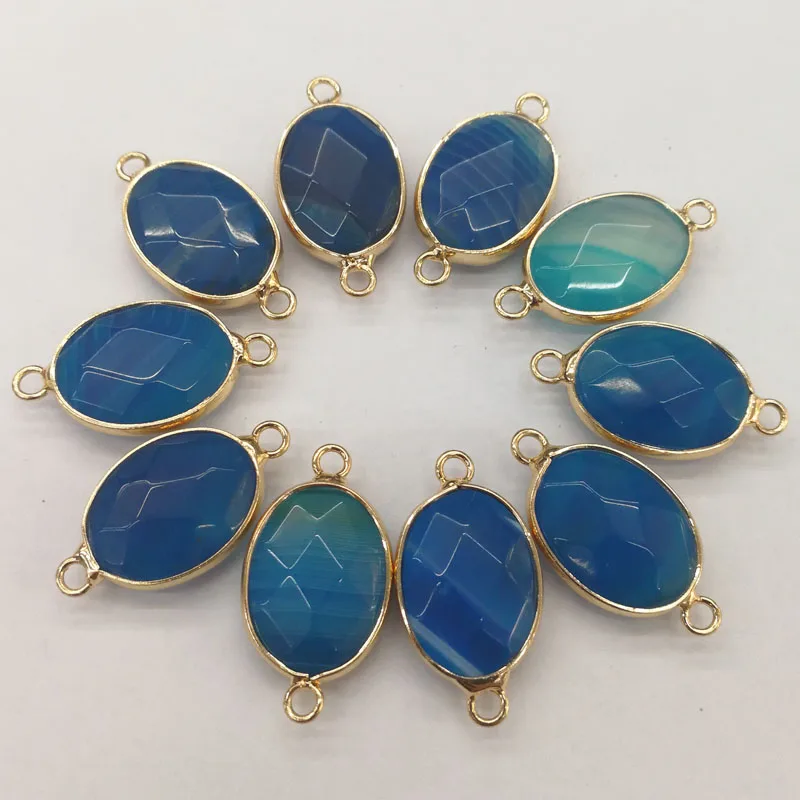 Wholesale 12pcs Natural blue stripe stone Necklace Charms Pendant Quartz Crystal for Bracelet Necklace Connector
Wholesale 12pcs Natural blue stripe stone Necklace Charms Pendant Quartz Crystal for Bracelet Necklace Connector
