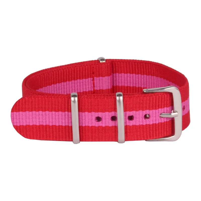 Hot Sale Ladies Women Nato 18 mm Army Red Pink Nylon Military Fabric Woven Watch watchband Strap Band Buckle belt 18mm
Hot Sale Ladies Women Nato 18 mm Army Red Pink Nylon Military Fabric Woven Watch watchband Strap Band Buckle belt 18mm