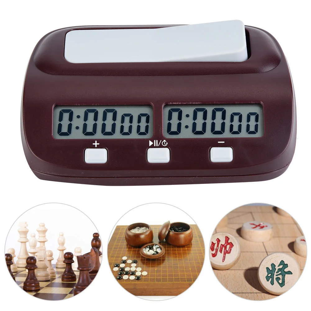 Chess Clocks Professional Portable Digital chess board competition Count Up Down Chess games Electronic Alarm stop timer
Chess Clocks Professional Portable Digital chess board competition Count Up Down Chess games Electronic Alarm stop timer