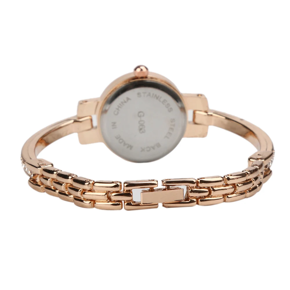 Hot Sales fashion rose gold bracelet watch women Ladies Crystal dress Quartz Wristwatches Relojes Mujer G-063
Hot Sales fashion rose gold bracelet watch women Ladies Crystal dress Quartz Wristwatches Relojes Mujer G-063