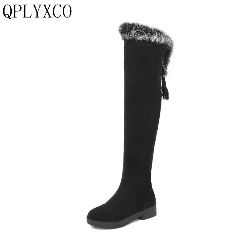 QPLYXCO/Новые Модные женские теплые зимние сапоги выше колена на меху; большие размеры 34-43; женская обувь; C9-7
QPLYXCO/Новые Модные женские теплые зимние сапоги выше колена на меху; большие размеры 34-43; женская обувь; C9-7